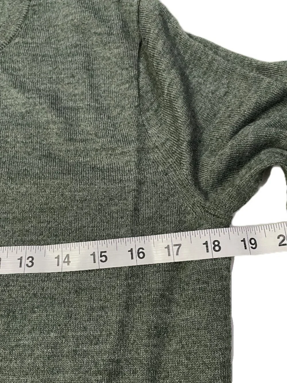 J.Crew Sweater Mens Small Wool Blend Pullover Green Lightweight Breathable AP638